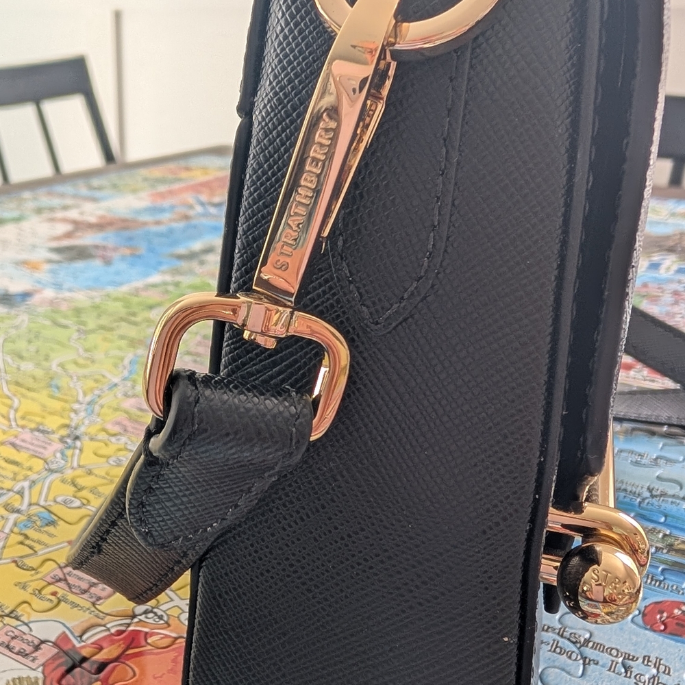 Strathberry Ace Mini Crossbody bag (Black) - Picture 4 of 7